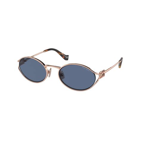 miu miu 0mu 52ys|Miu Miu™ MU 52YS Oval Sunglasses .